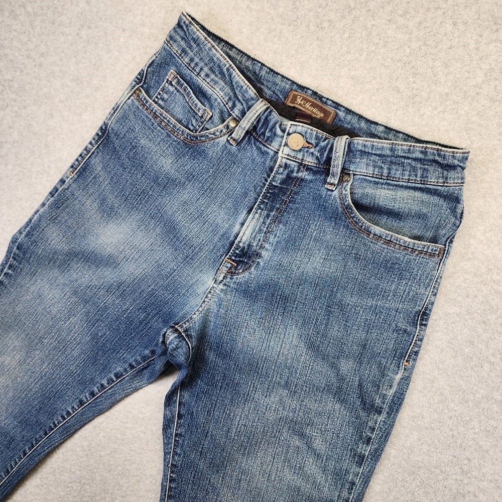 34 Heritage Charisma Jeans Mens 34x34 Relaxed Straight Blue Stretch